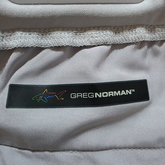 Greg Norman Pull-On Golf Short Men's Size XXL Stretch Waistband Draw Cord Gray - Picture 6 of 10